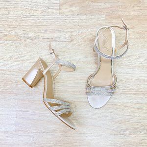 Jewel Badgley Mischka Brighton Strappy Heels